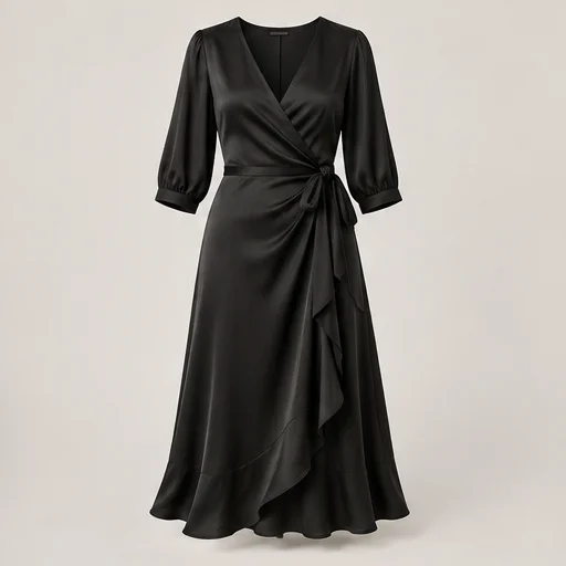 The Silk Wrap Dress
